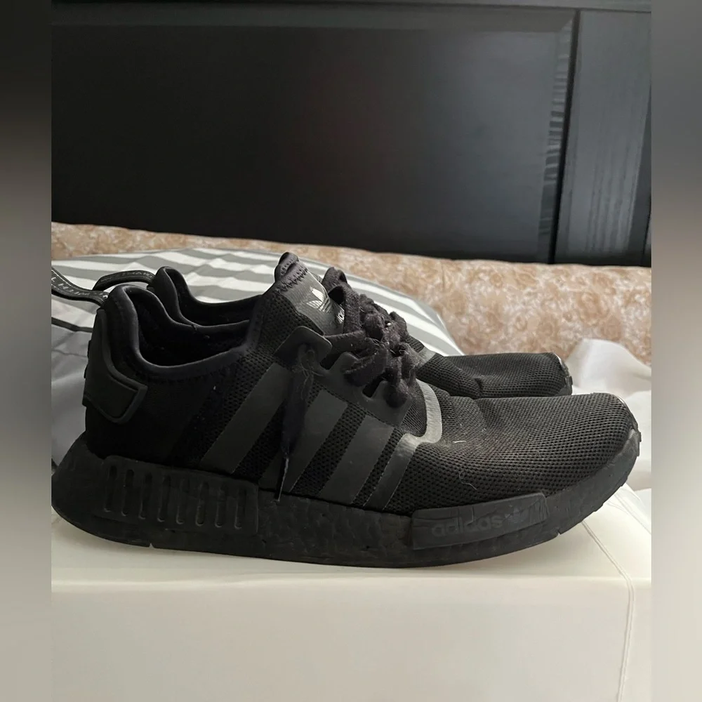 Adidas NMD R1 “Triple Black” 2019, No Box, Used - Picture 5 of 7